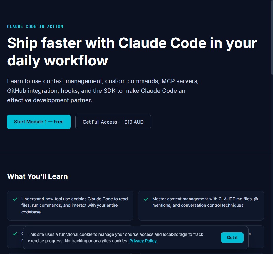 Claude Code in Action screenshot